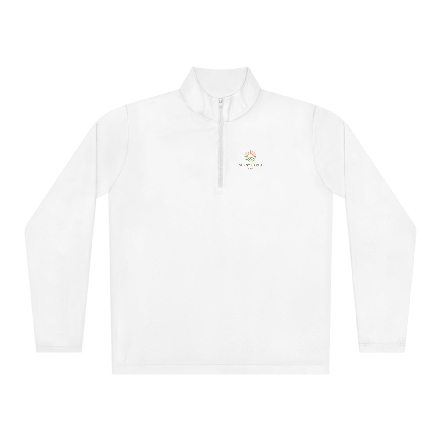 Sunny Earth Acres Quarter-Zip Logo Pullover