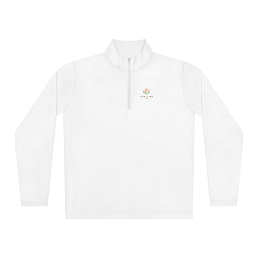Sunny Earth Acres Quarter-Zip Logo Pullover